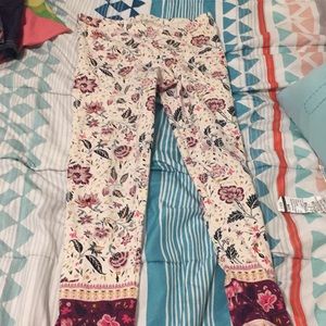 Floral leggings